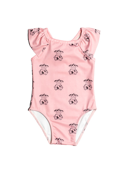 calvin cow swim trunks & rashguard set – Little Moo